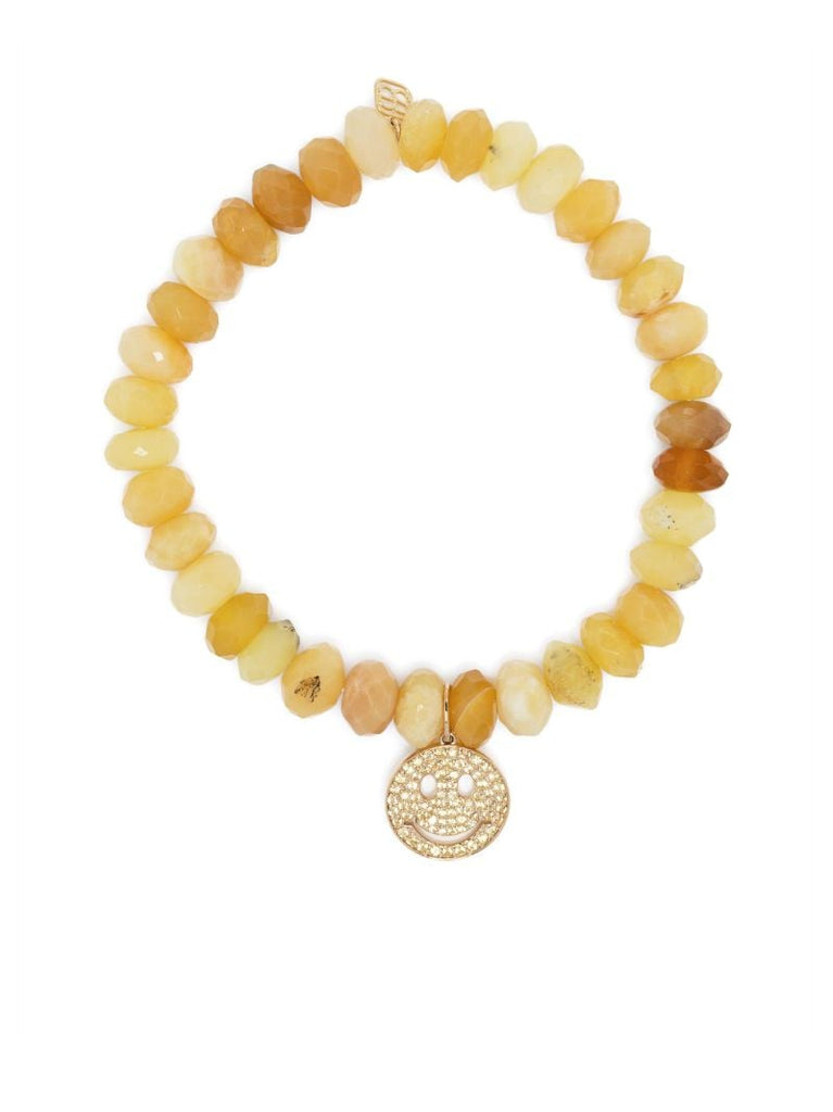 14kt Yellow Gold and Diamond Opal Bracelet