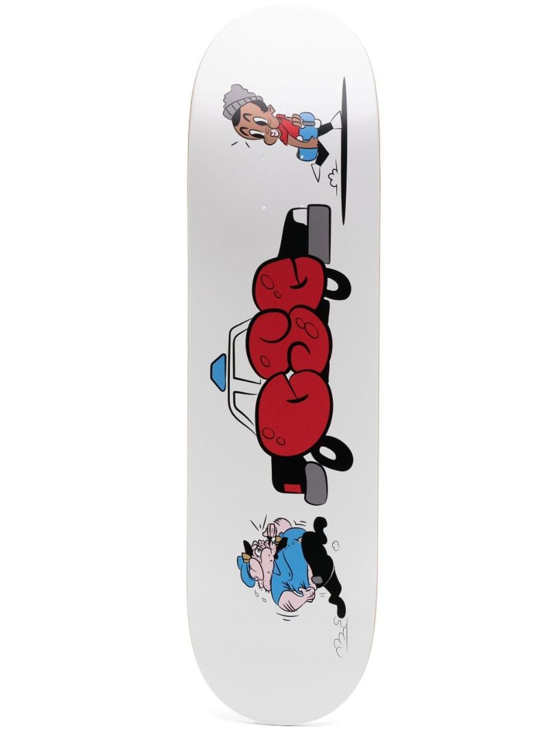 X Browns Cop Car Skate Deck (8.25)