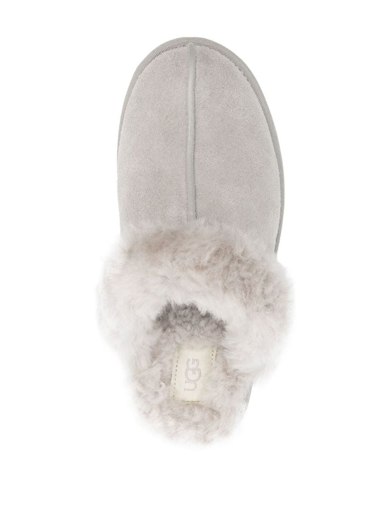 Grey Scuffette Ii Suede Slippers