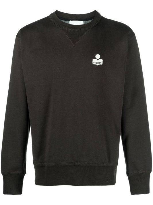Black Mike Logo Print Sweatshirt