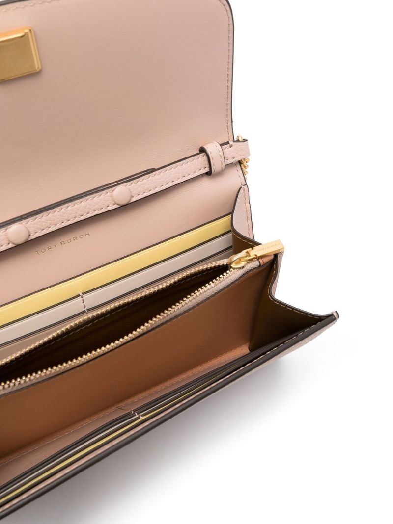 Pink Robinson Leather Shoulder Bag