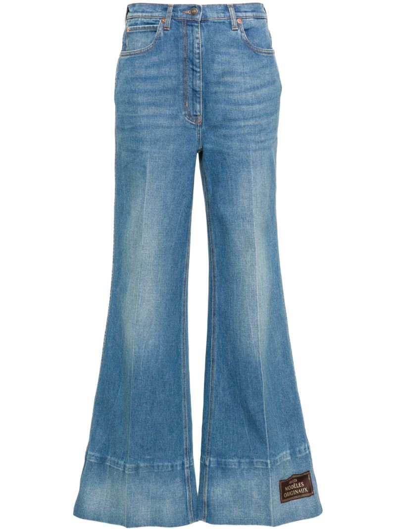Blue Flared Jeans
