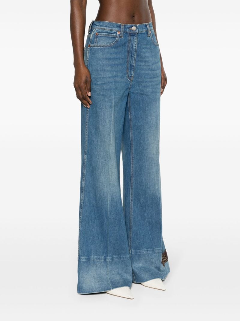 Blue Flared Jeans