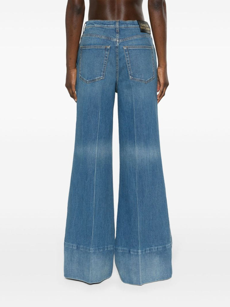 Blue Flared Jeans