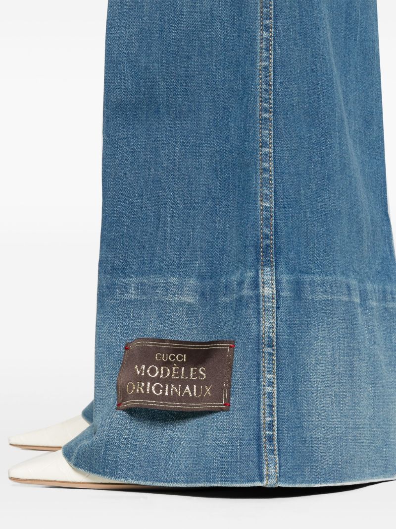 Blue Flared Jeans