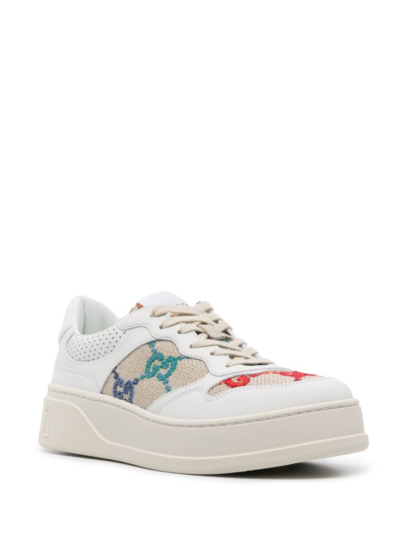 White Gg Low-top Sneakers