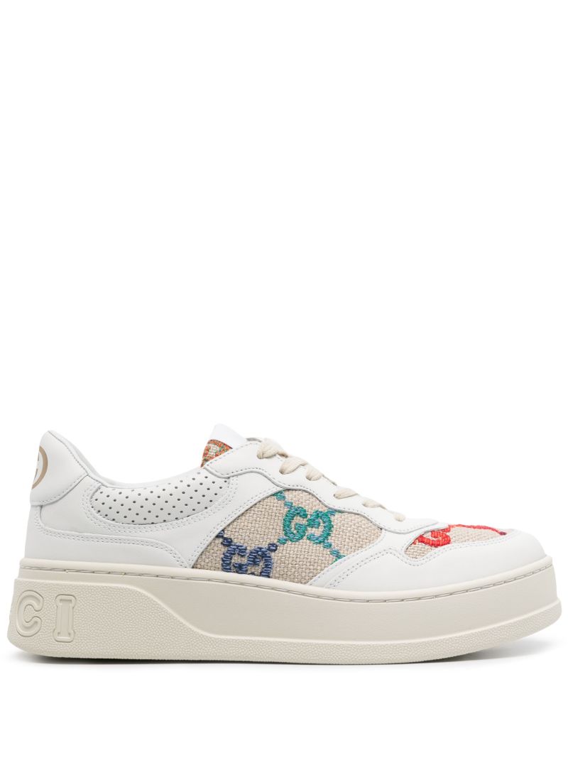 White Gg Low-top Sneakers