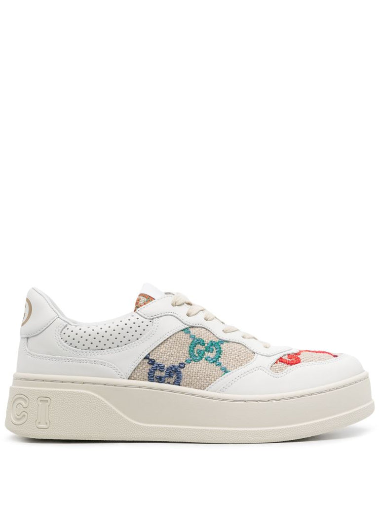 White Gg Low-top Sneakers
