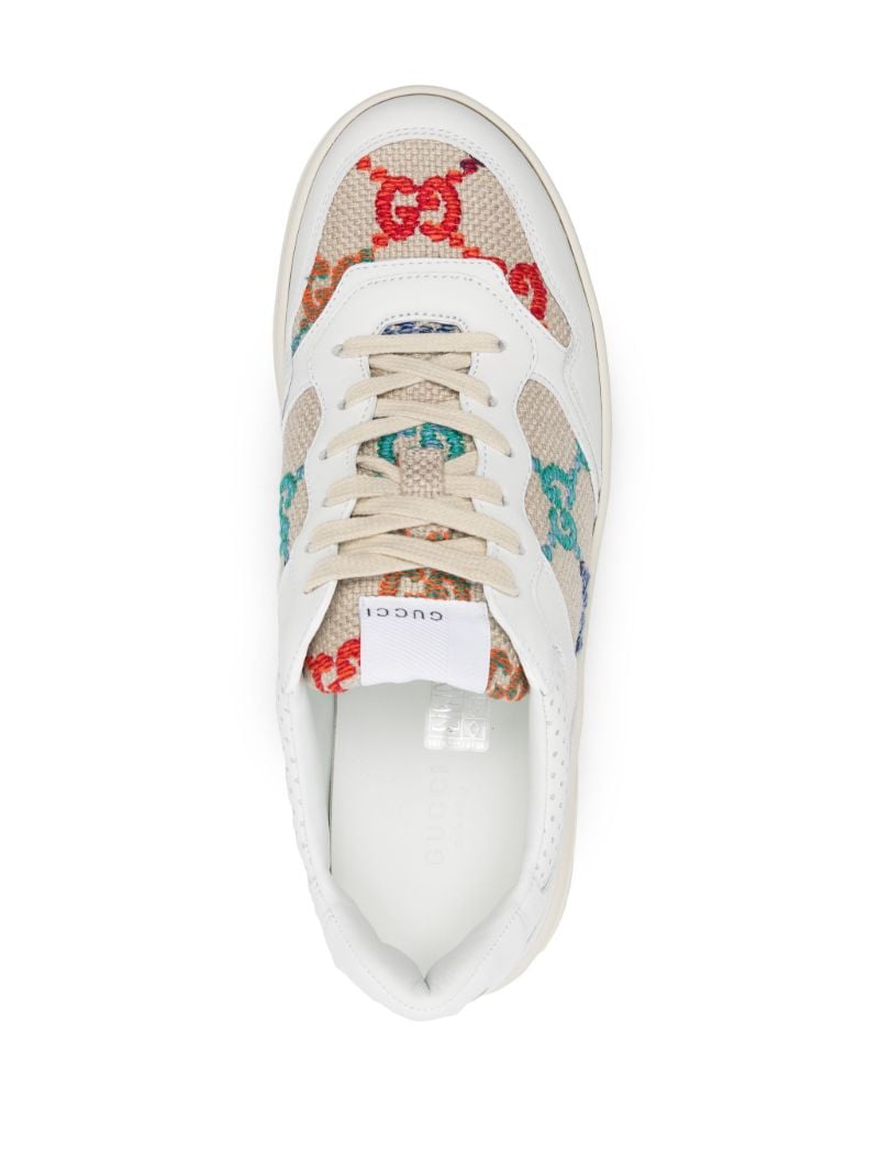 White Gg Low-top Sneakers