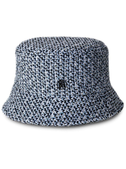 Blue Axel Tweed Bucket Hat