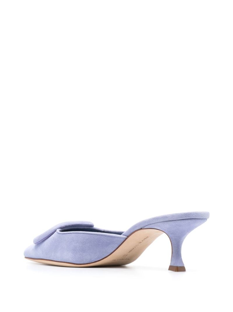 Blue Maysale 50 Leather Mules