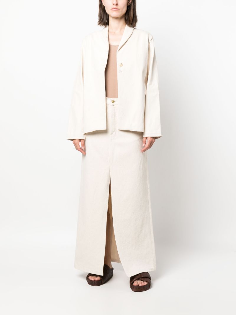 White Single Breasted Jacket