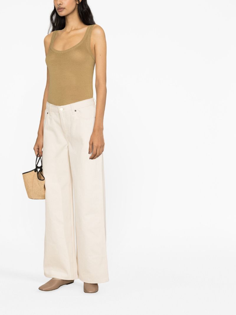 Neutral Rainbow Walker Wide-leg Jeans