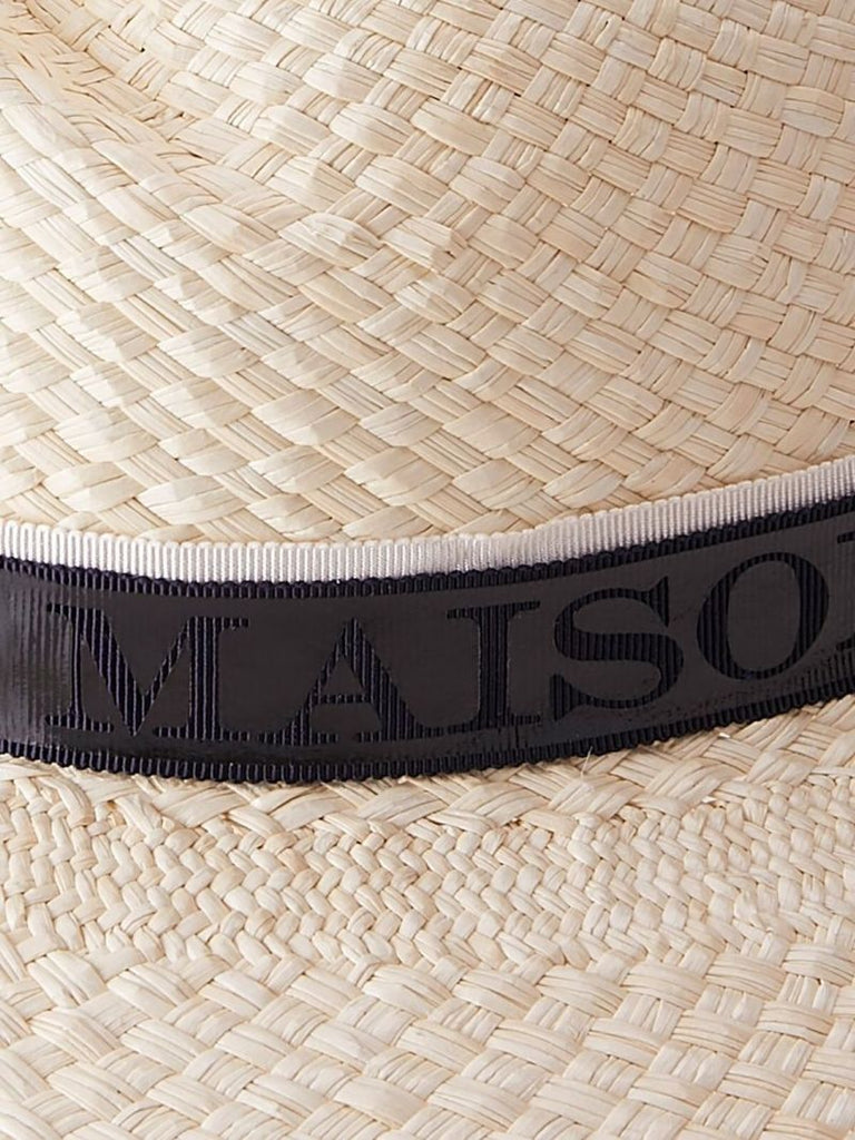 Beige Virginie Straw Fedora Hat