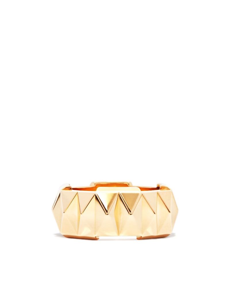 18k Yellow Gold Link to Love Studded Ring