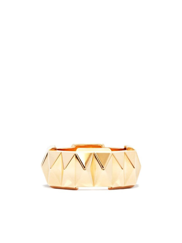 18k Yellow Gold Link to Love Studded Ring