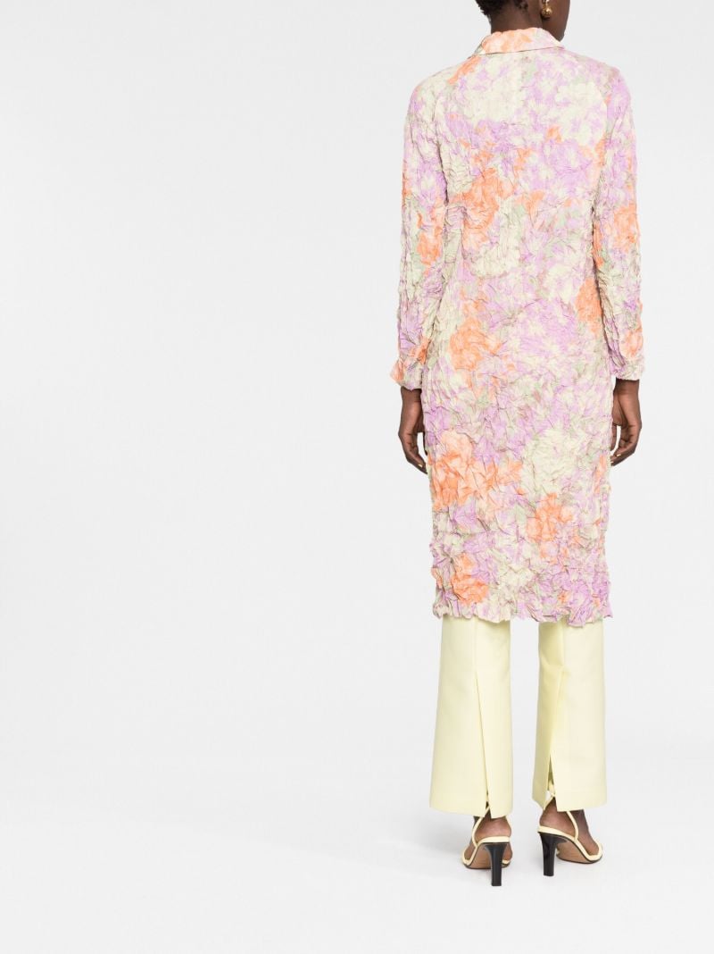 Orange Raltonas Crushed Floral Coat