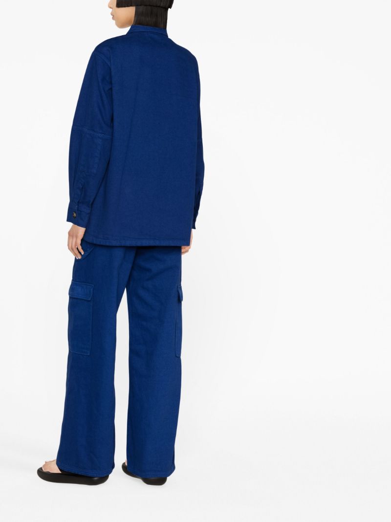 Blue Cotton Chore Jacket