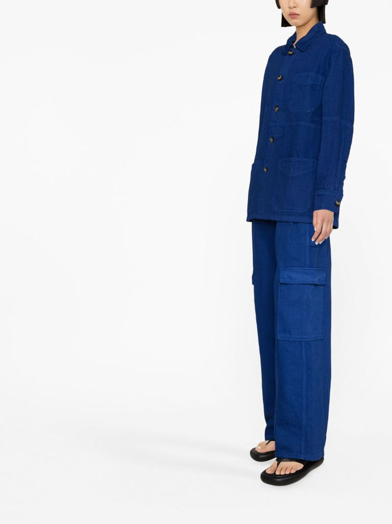 Blue Cotton Chore Jacket