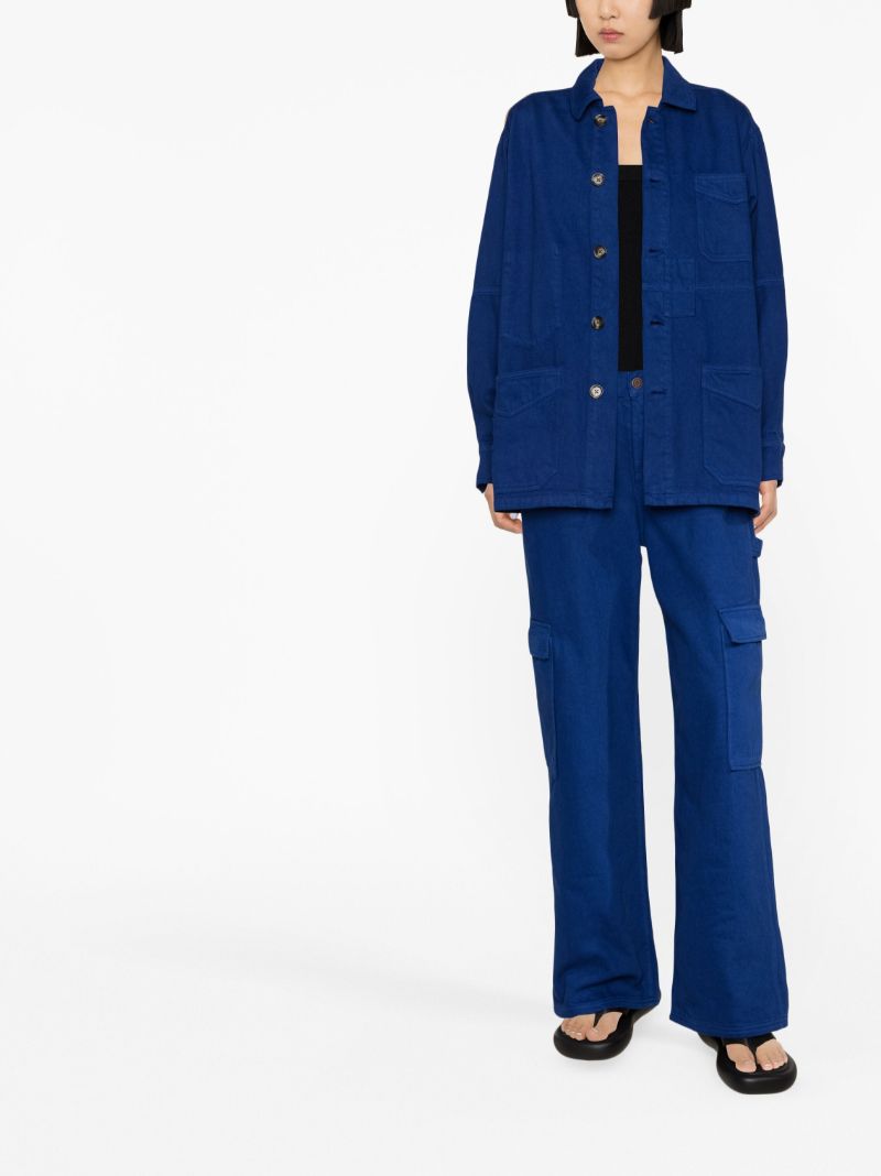 Blue Cotton Chore Jacket