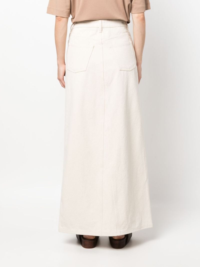 White High Waisted Skirt
