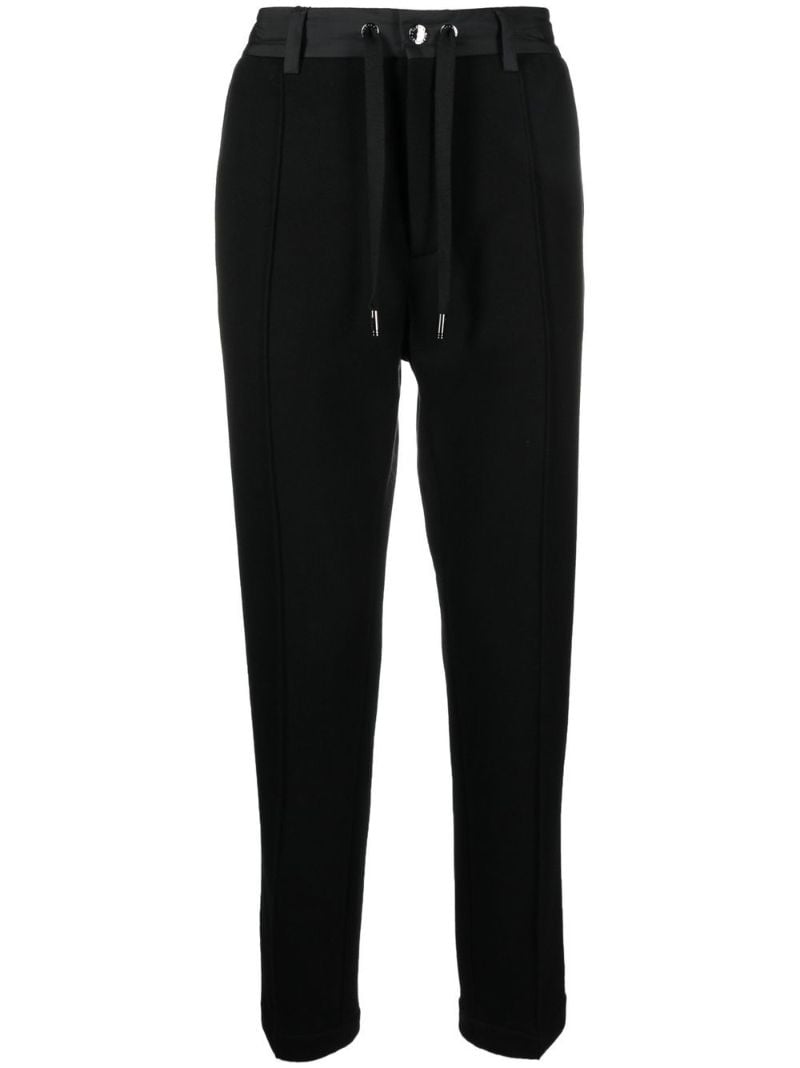 Black Drawstring Waist Trousers