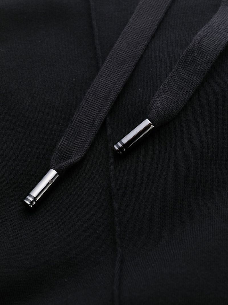 Black Drawstring Waist Trousers