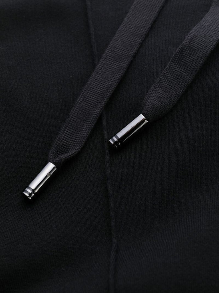Black Drawstring Waist Trousers