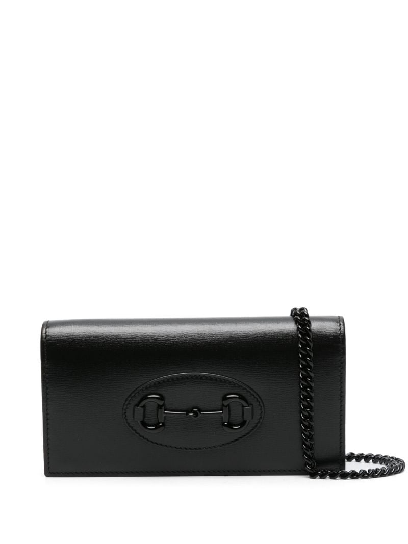 Black Horsebit 1955 Chain Wallet