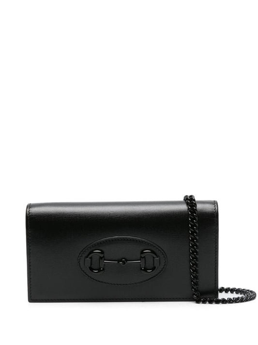 Black Horsebit 1955 Chain Wallet