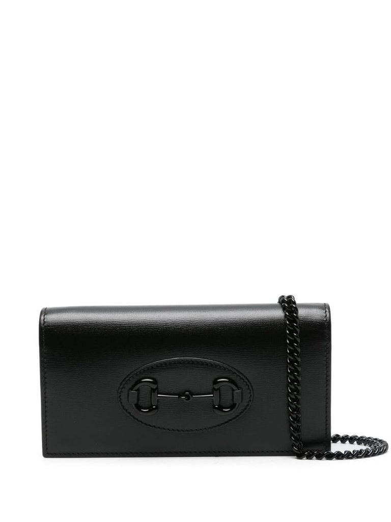 Black Horsebit 1955 Chain Wallet