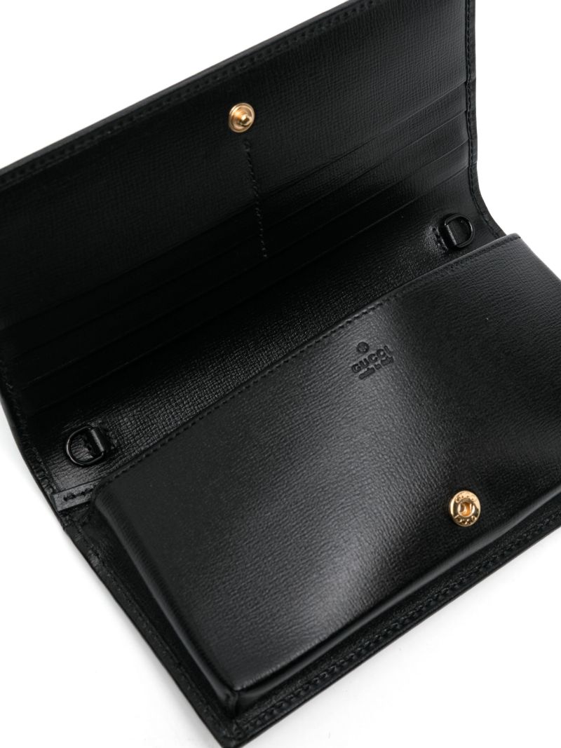 Black Horsebit 1955 Chain Wallet