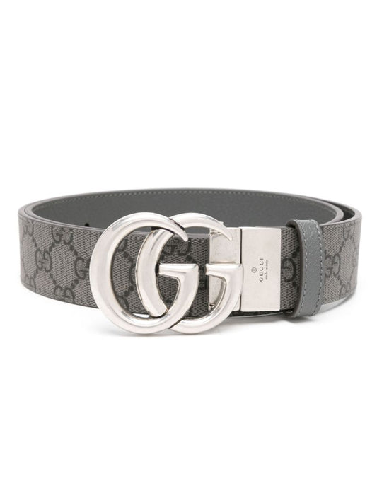 Grey Gg Marmont Reversible Belt