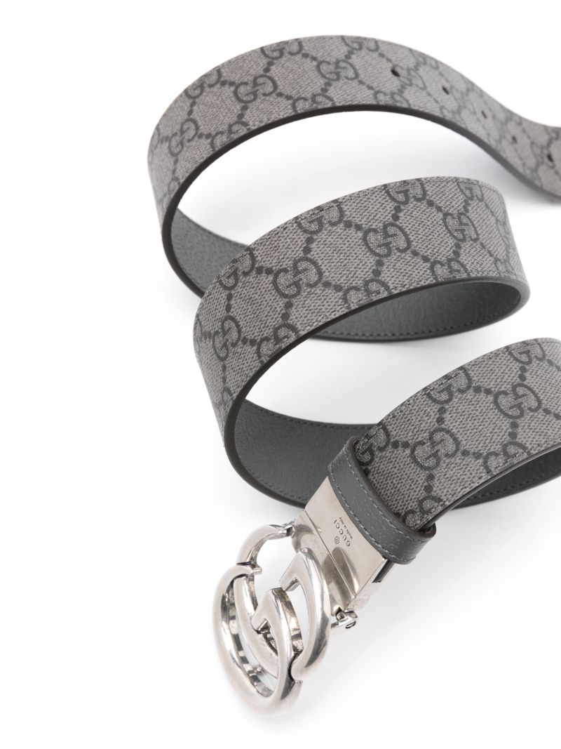 Grey Gg Marmont Reversible Belt