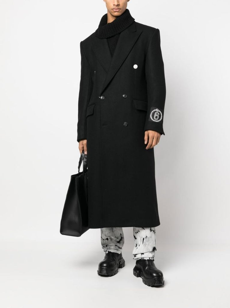Black Double Breasted Coat