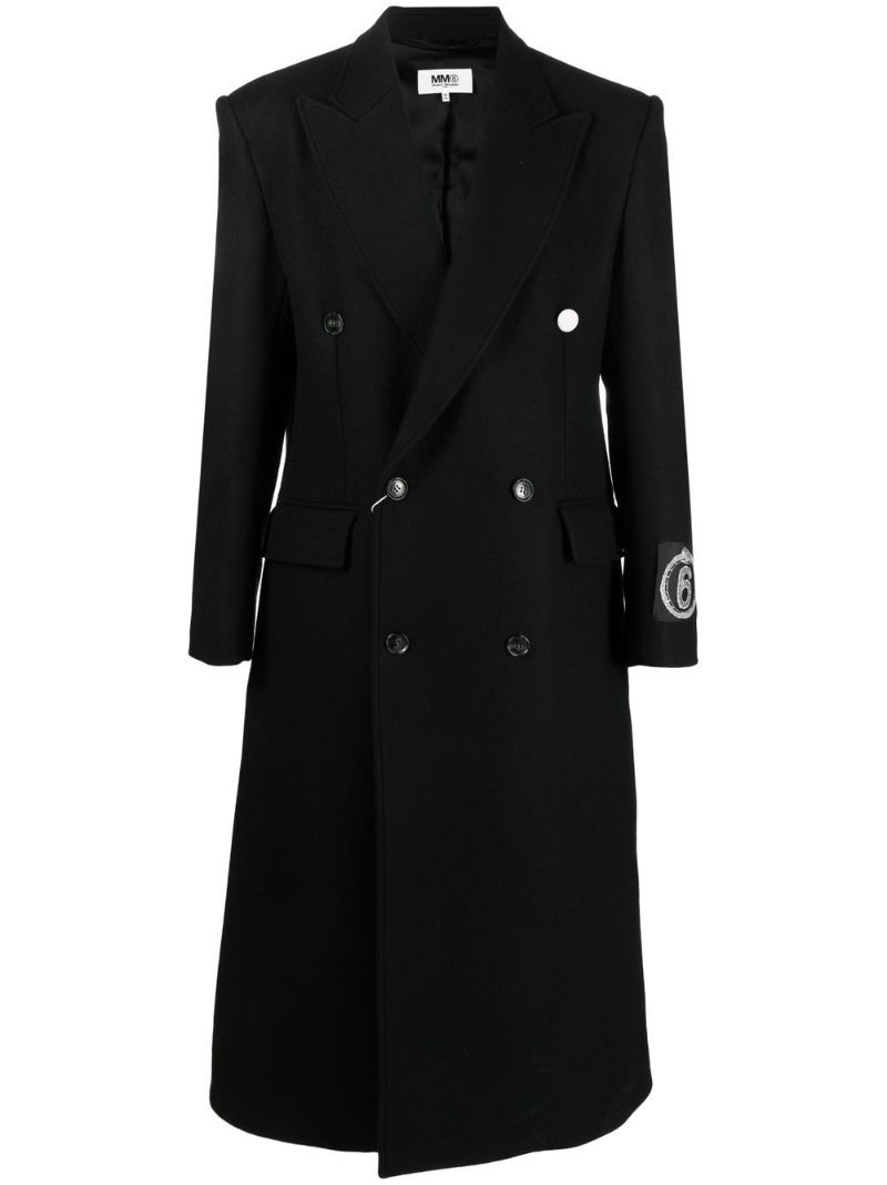 Black Double Breasted Coat