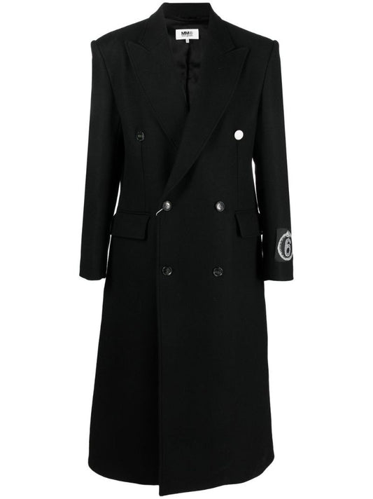 Black Double Breasted Coat