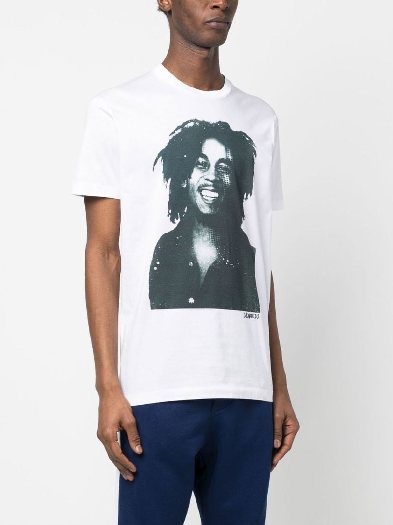 White Photograph Print T-shirt