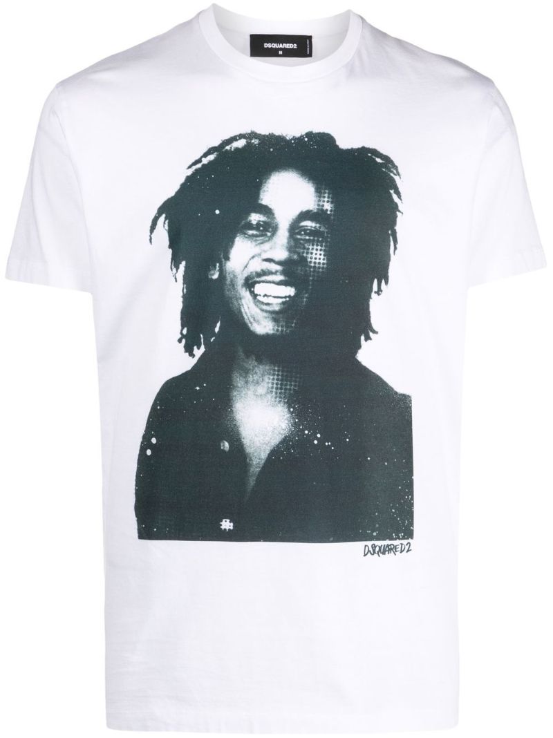 White Photograph Print T-shirt