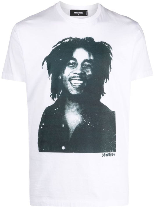 White Photograph Print T-shirt