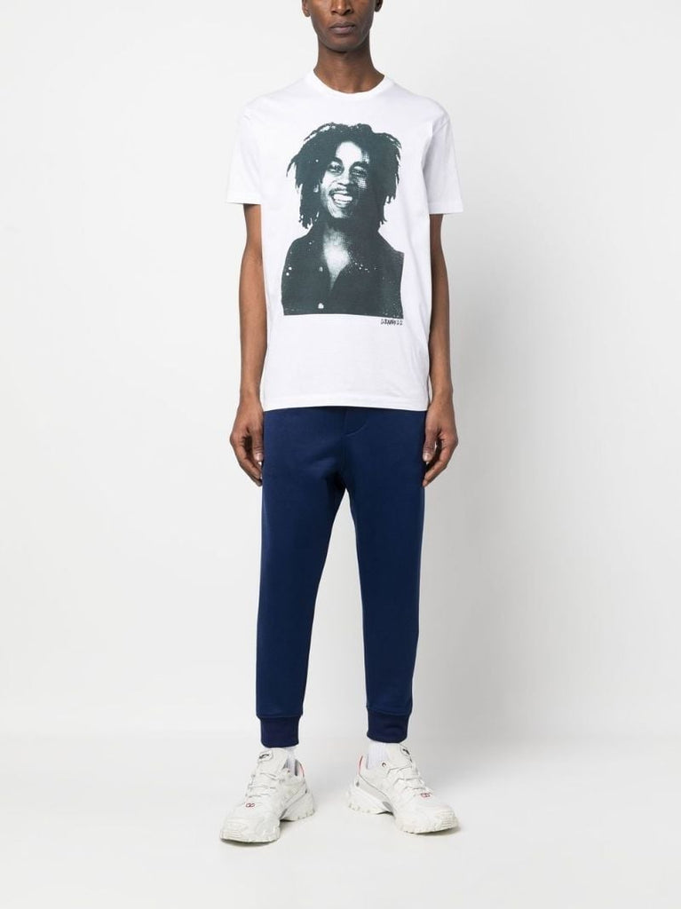 White Photograph Print T-shirt