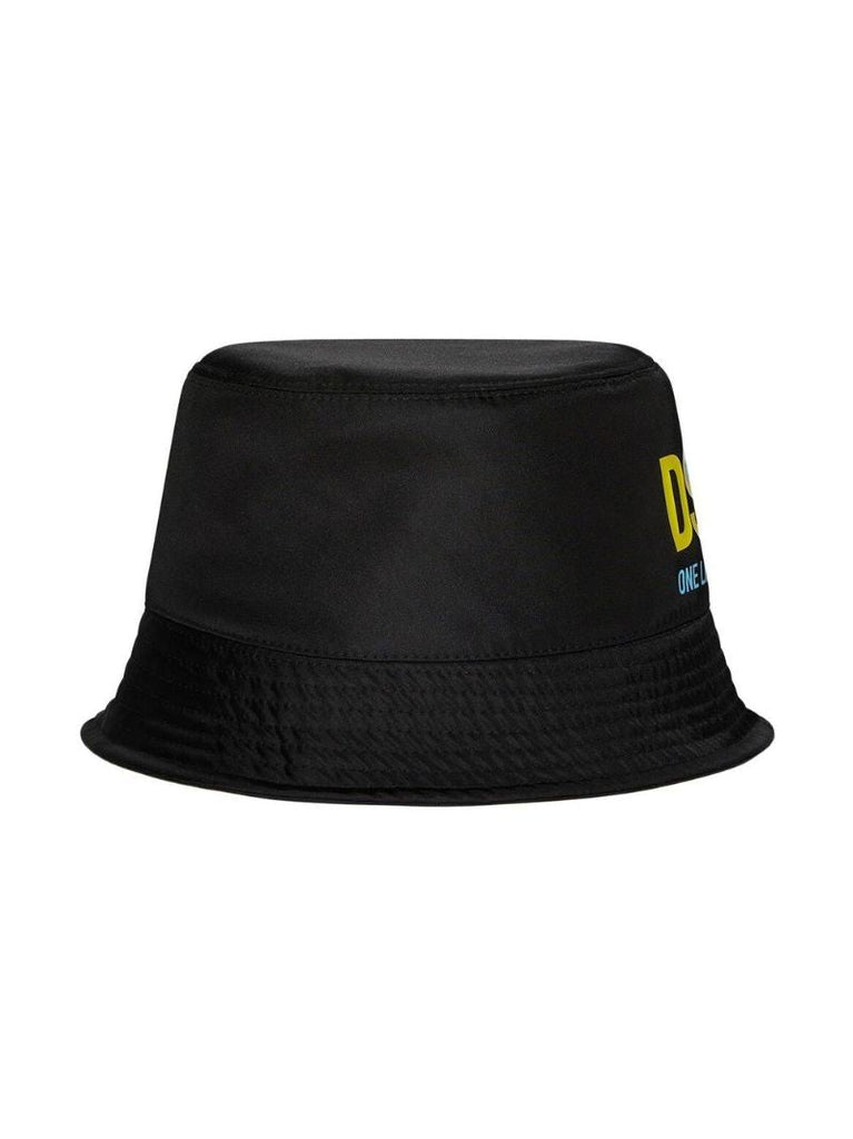 X Smurfs Black Smurf Print Bucket Hat