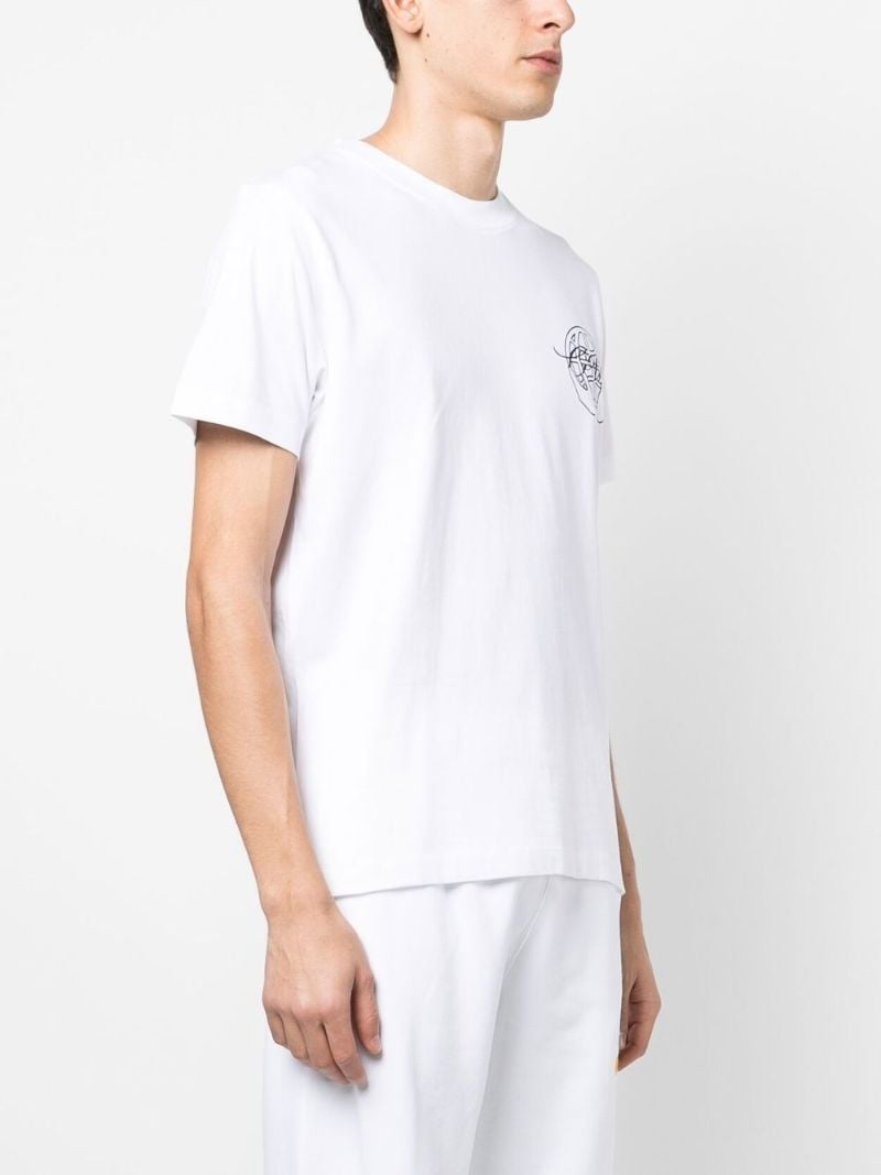 White Arrows Logo Cotton T-shirt