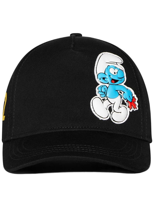 X Smurfs Black Smurf Patch Cap