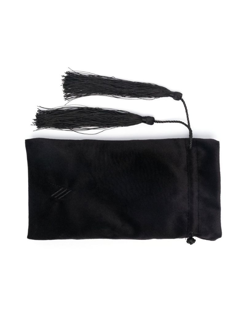 Black Berta Rectangle Sunglasses