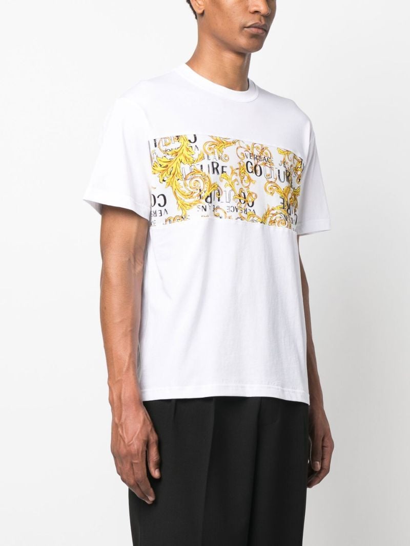 White Logo-print Short-sleeve T-shirt