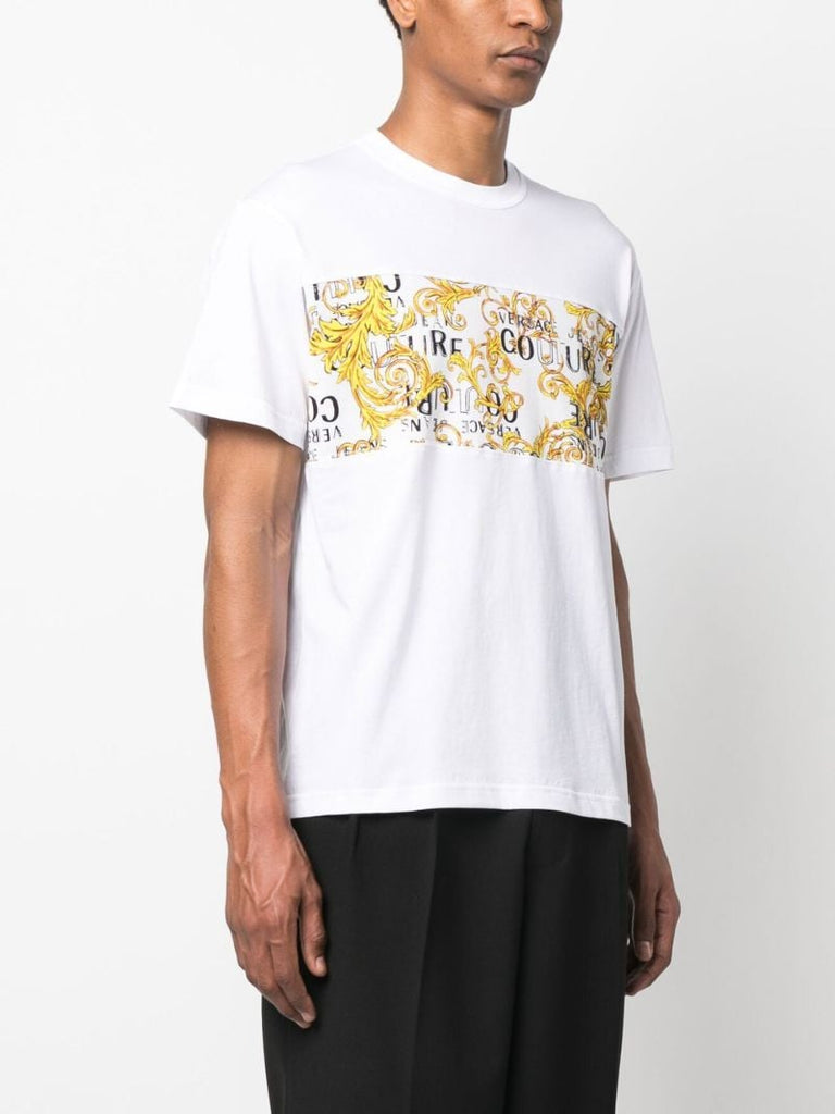 White Logo-print Short-sleeve T-shirt
