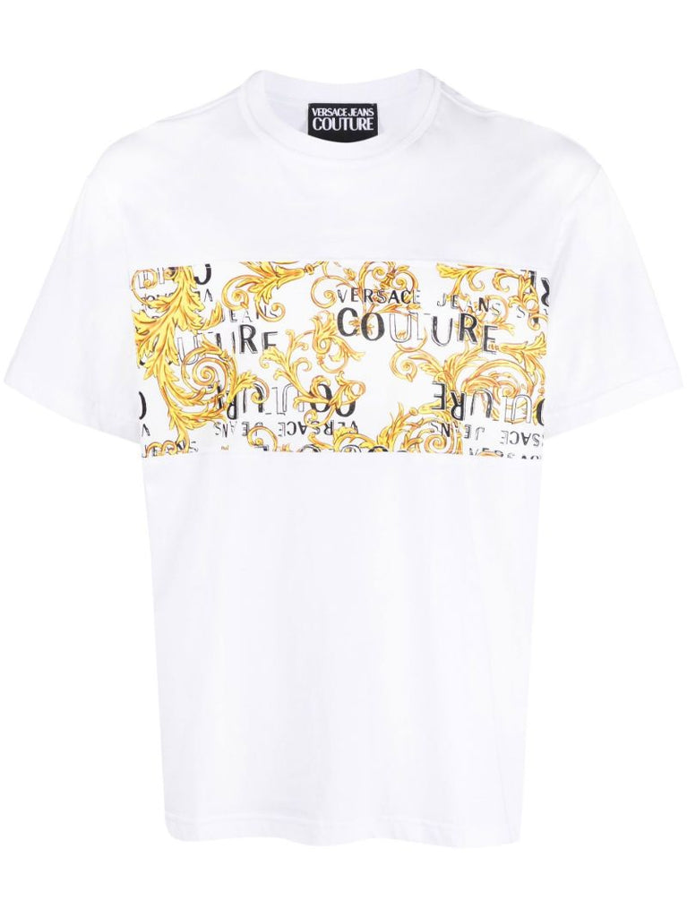 White Logo-print Short-sleeve T-shirt