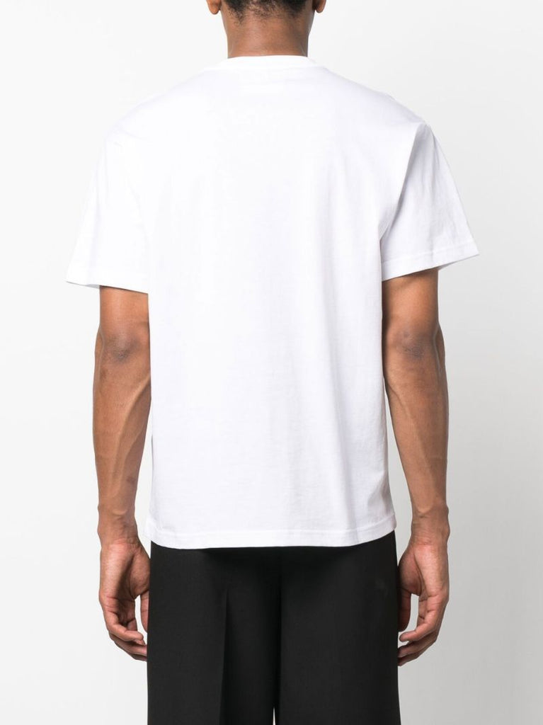 White Logo-print Short-sleeve T-shirt