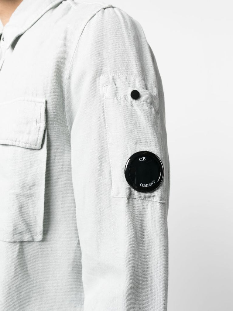 Grey Lens Detsil Shirt